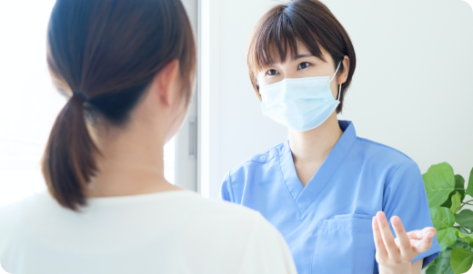治療計画を院内だけでなく、患者さんにもしっかりと説明する